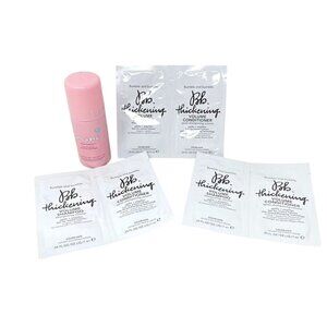 Sampler Pack Bumble & Bumble Thickening Shampoo Conditioner/ Mane Heat Protector